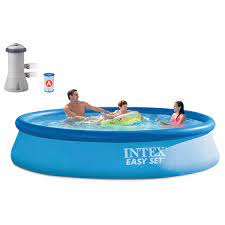 Piscina Inflable Easy Set 3.66x0.76cm Con Bomba Intex
