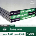 PLACA YESO CARTON RH/BR 15 MM 1.20 X 2.40