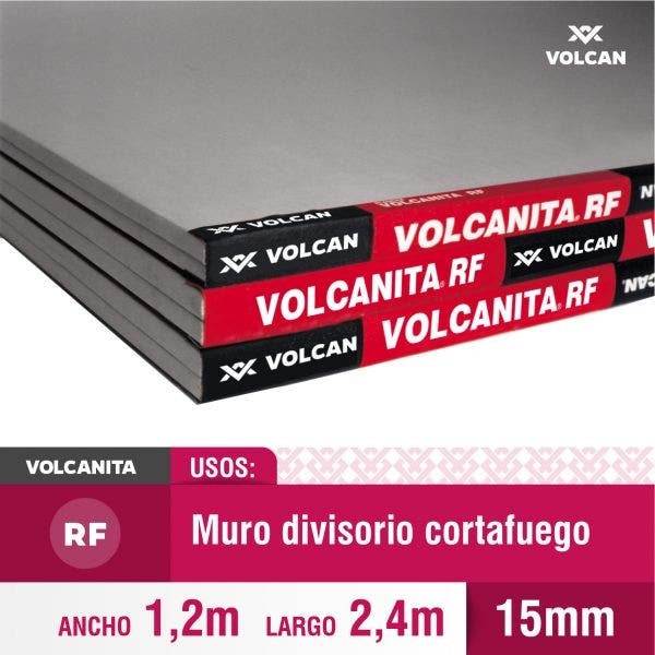 PLACA YESO CARTON RF/BR 15 MM 1.20 X 2.40MT
