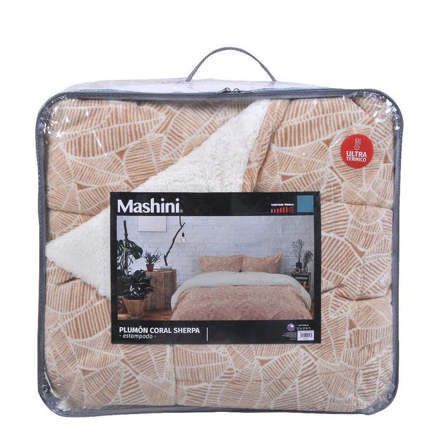 Plumón Coral Print Sherpa 2 PL Baysan Mashini