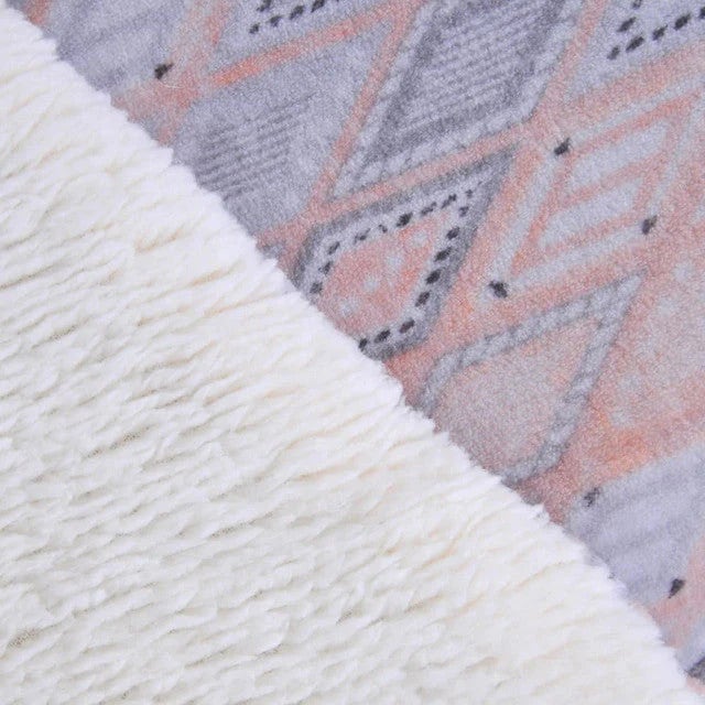 Plumón Coral Print Sherpa 2 Pl Deep Mashini