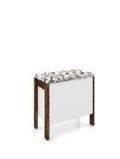 Pouf Baul Blanco Nogal 65x48x35.5 Tecnomobili (sin Armar)