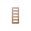 Puerta Oregon Lanalhue Con Vidrio Templado 90x2 Mt