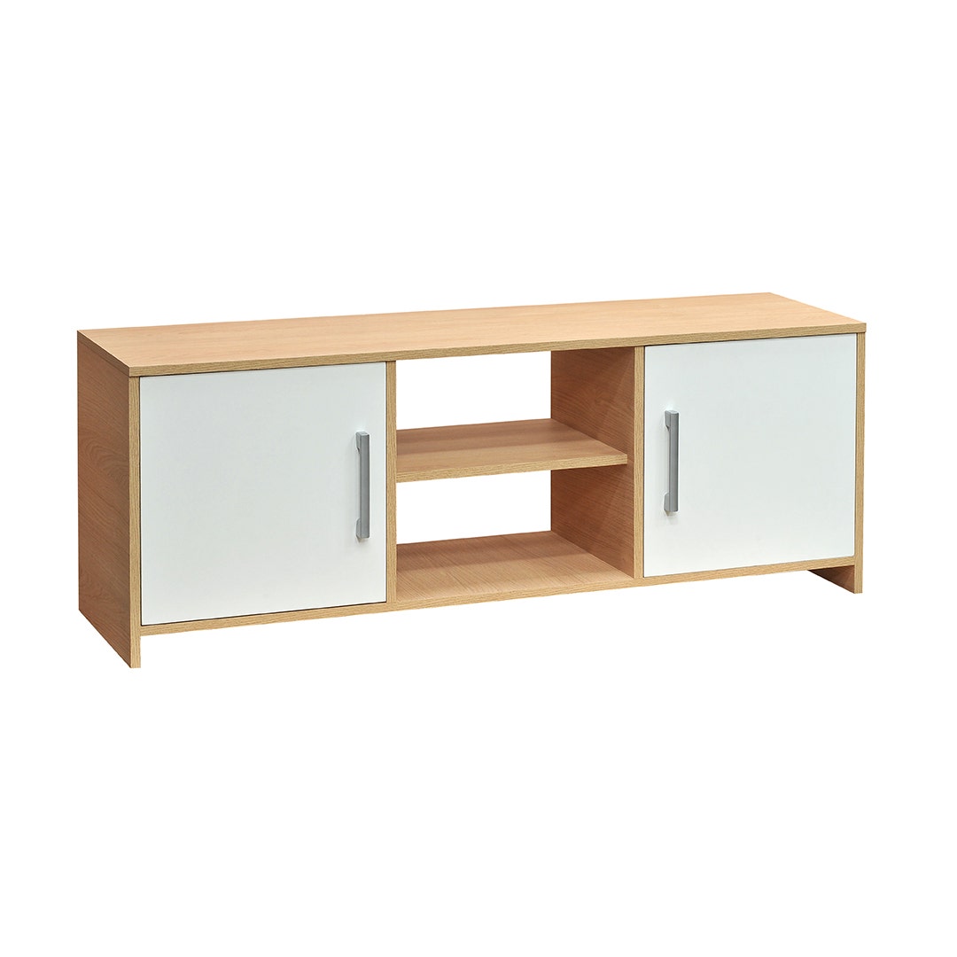 Rack TV Praga Carvalo-Blanco Mobikit