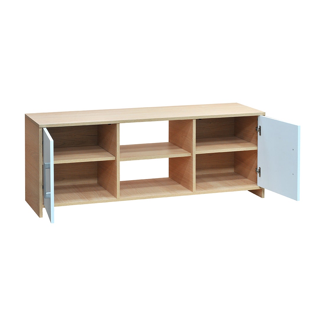 Rack TV Praga Carvalo-Blanco Mobikit