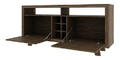 Rack Bar TV 60" Nogal 145.5x71x37.5 Tecnomobili
