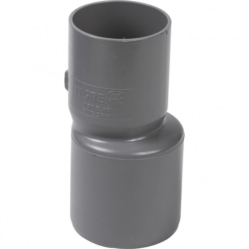 REDUCCION PVC SANITARIO GRIS 75 X 50 MM