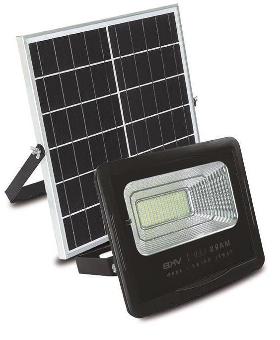 Reflector Led 60w 2700k C/panel Solar Vkb