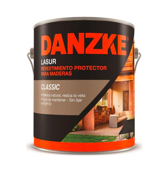 Revest. Danzke Lasur Satinado Nogal 4lts Petrilac