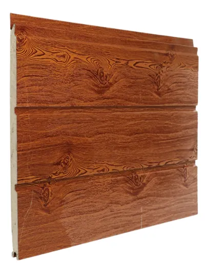 Metal Siding Walnut 383x16x3800mm