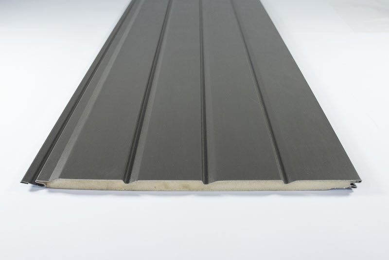 Metal Siding Gray 383x16x3800mm