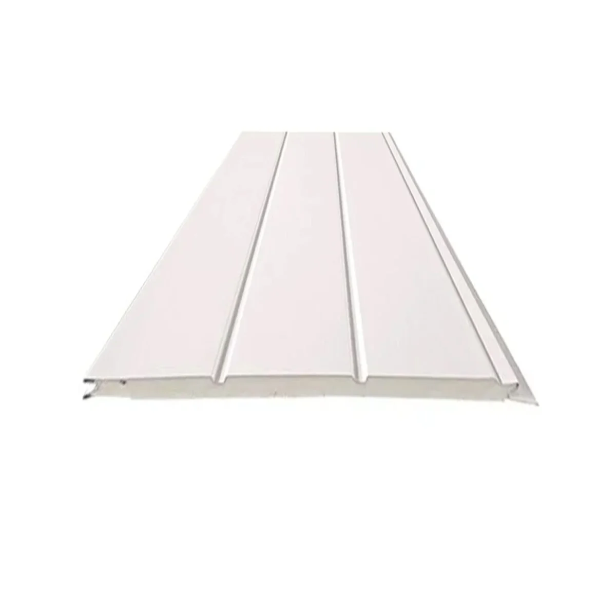 Metal Siding White 383x16x3800mm
