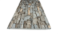 METAL PANEL 390 X 38.3CM (DDLG-0044) PIEDRA