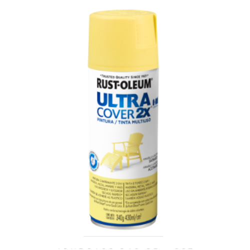 Spray Ultra Cover X2 Satin Amarillo Limon Rust-ole