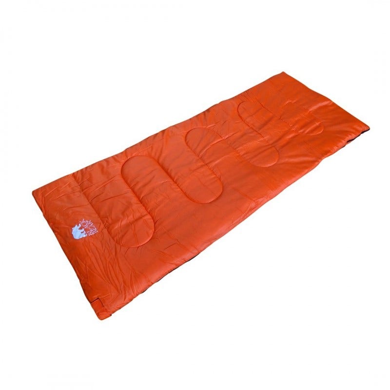 Saco De Dormir 10° A 20° Naranja Gris Black Bear