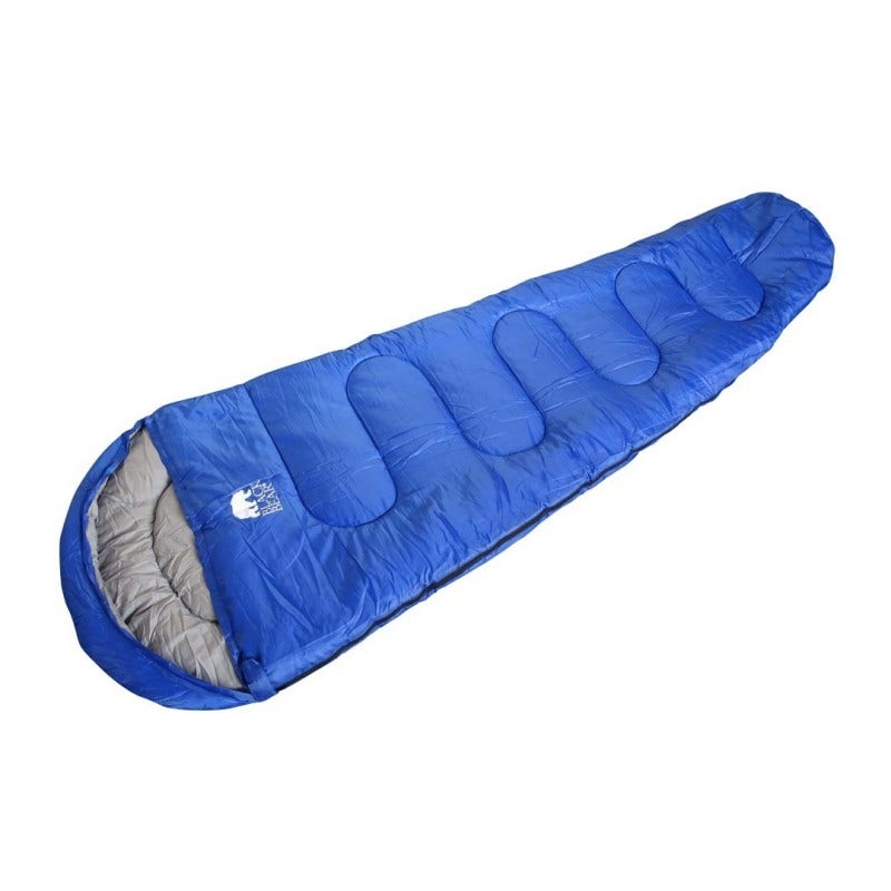 Saco De Dormir -5° A 5° Azul Gris Black Bear
