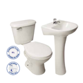 Sala De Baño Pronto Descarga 30cm Blanco Fanaloza