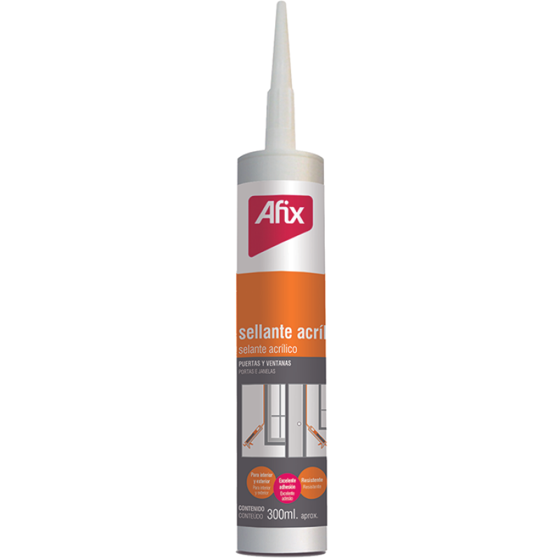 SELLANTE ACRILICO BLANCO 300 ML AFIX