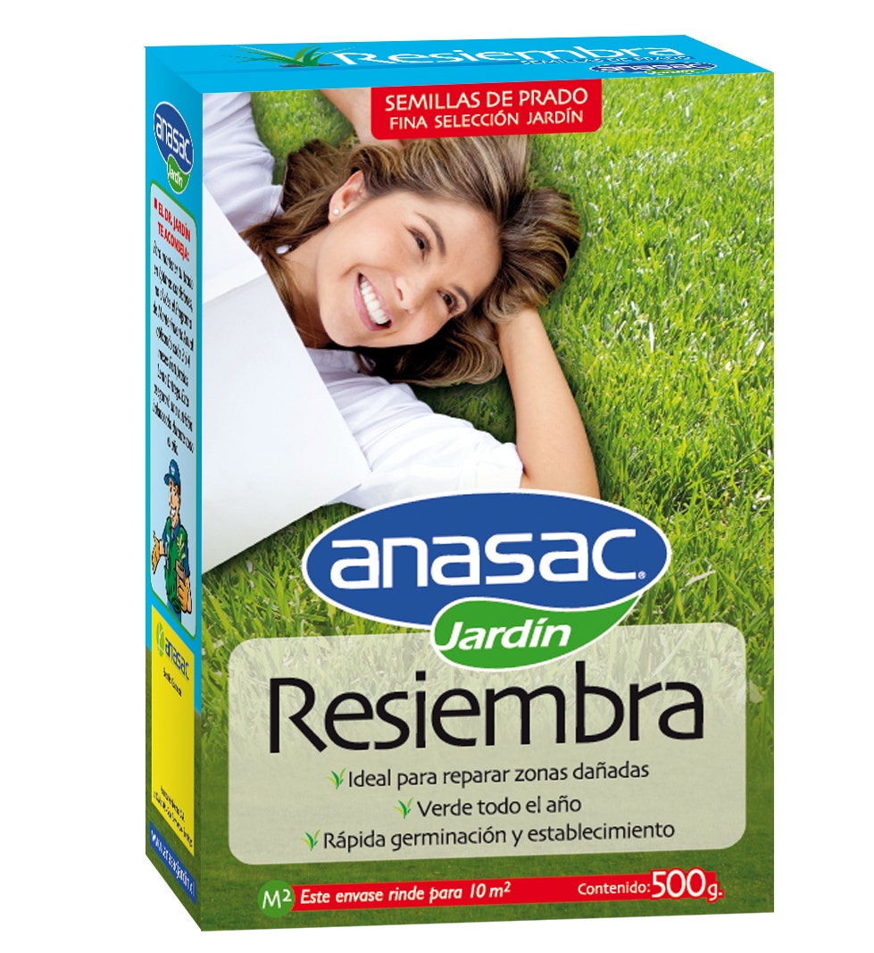 Semilla Pasto Mezcla Resiem.1/2kg Anasac