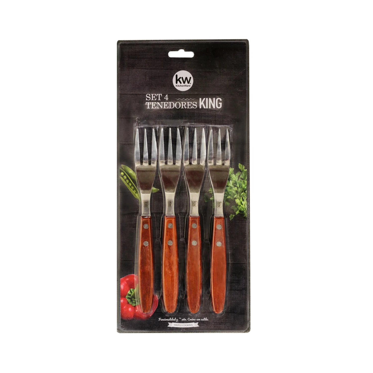 Set 4 Tenedores Parrilleros Kw
