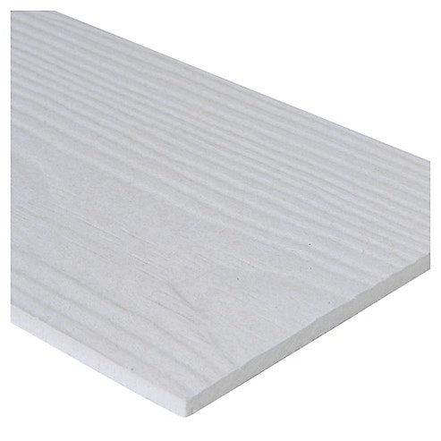 Siding Fibrocemento Blanco Crema 6mmx19cmx3.66mt