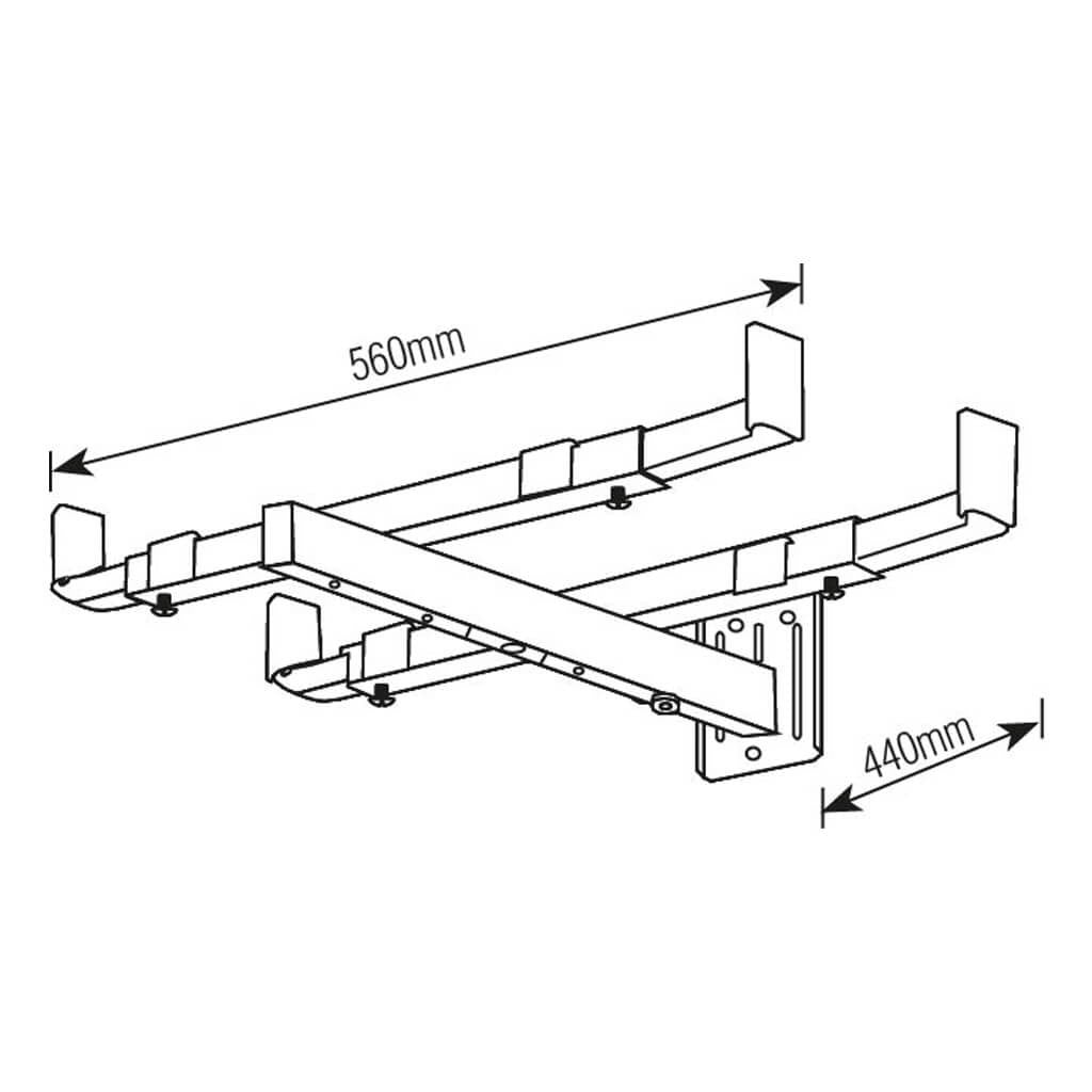 Soporte para Microondas Blanco (sbr 3.6) Brasforma