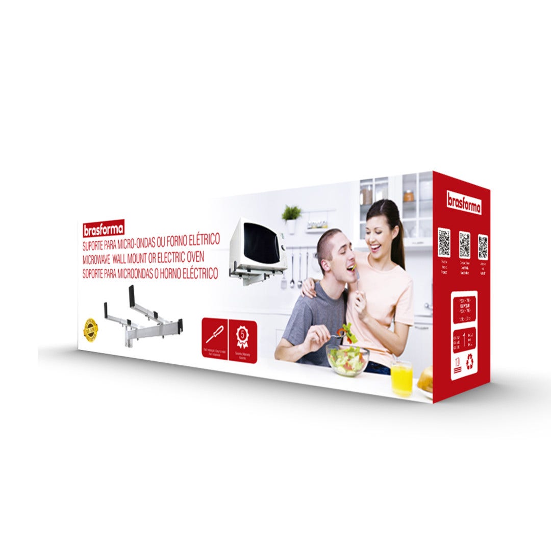 Soporte para Microondas Blanco (sbr 3.6) Brasforma