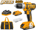 Taladro Inalamb 20v 2 BaterÍa Y Cargador Cdli2002 Ingco