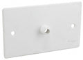 Tapa Ciega C/salida Cable Bco.maris.