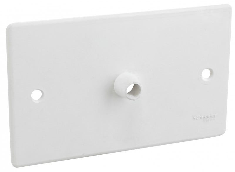 Tapa Ciega C/salida Cable Bco.maris.