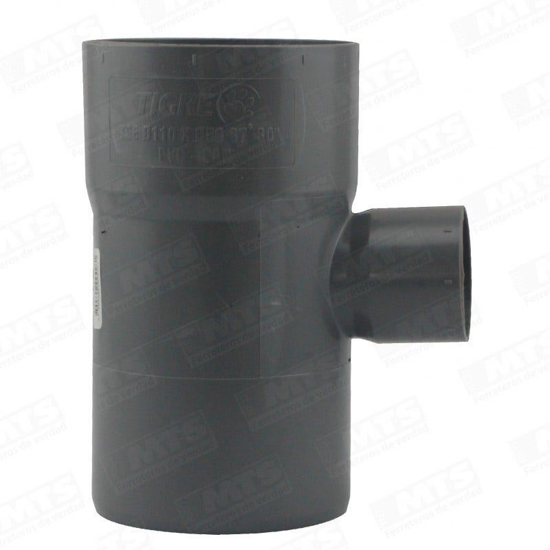 Tee Pvc Sanitario Gris 75 x 50mm Tigre