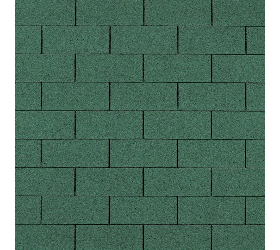 Teja Asfáltica Verde 0.33x1mt Cj 3.1m2 Uro