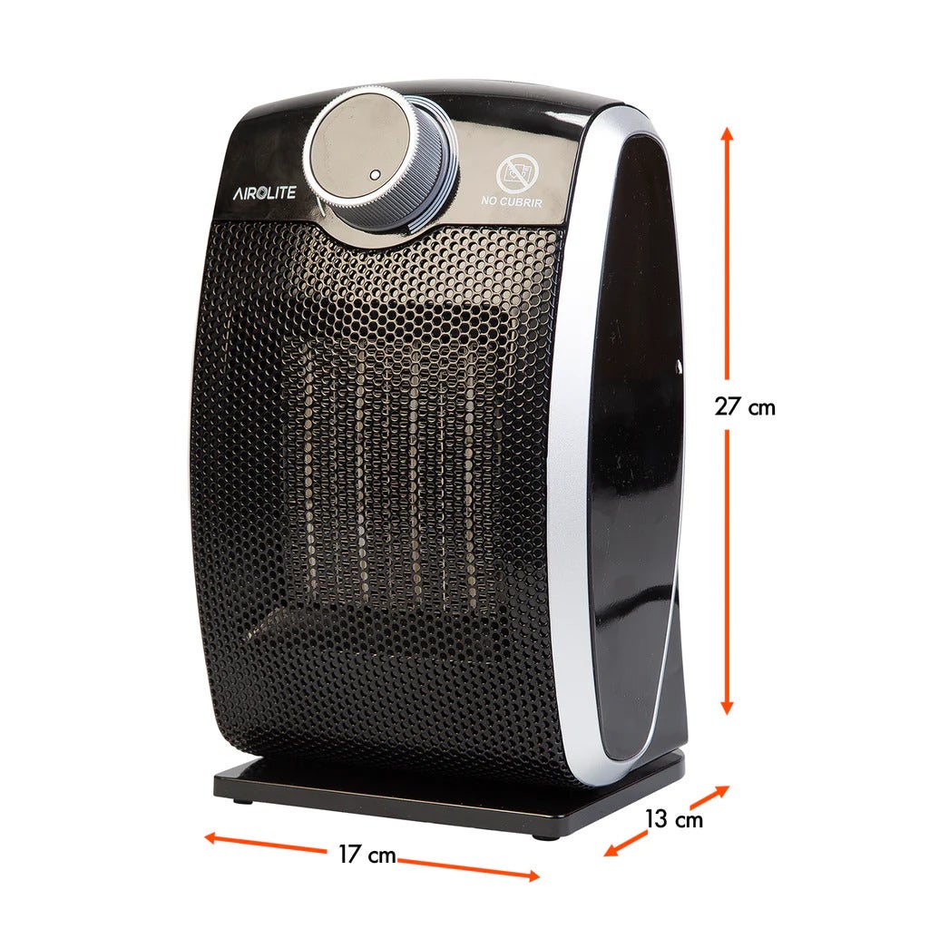 Termoventilador Ceramico Curve 1800w Negro Airoli