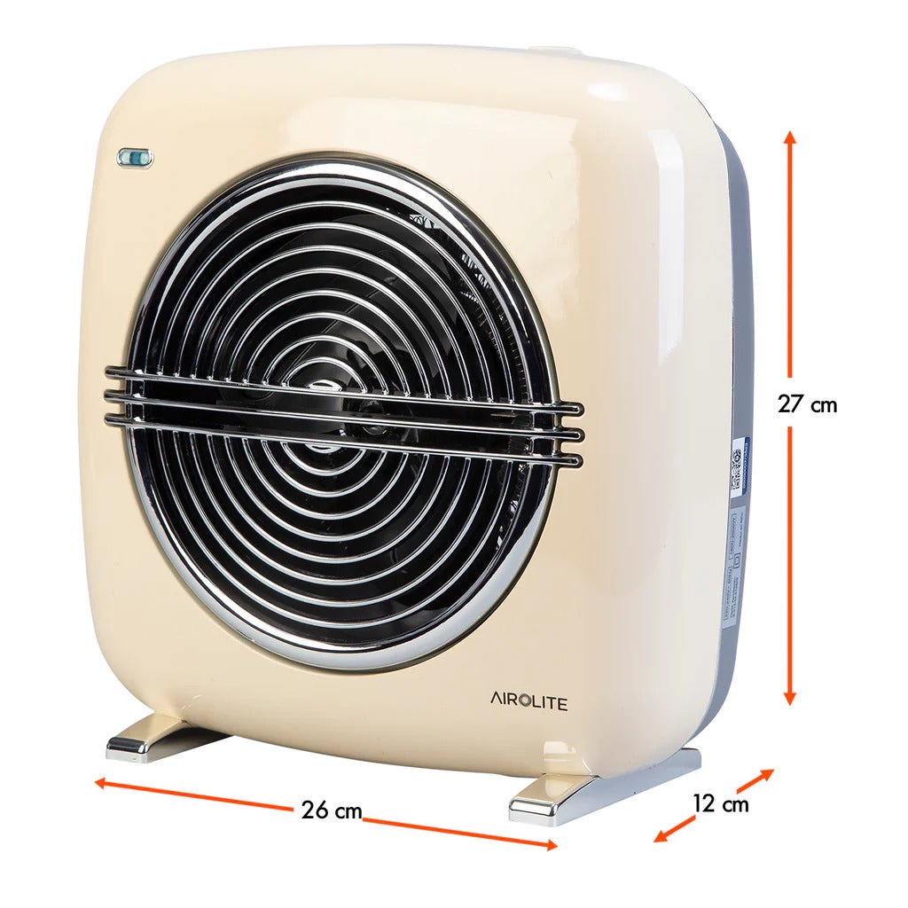Termoventilador Vintage Retro 2000 Blanco Airolite