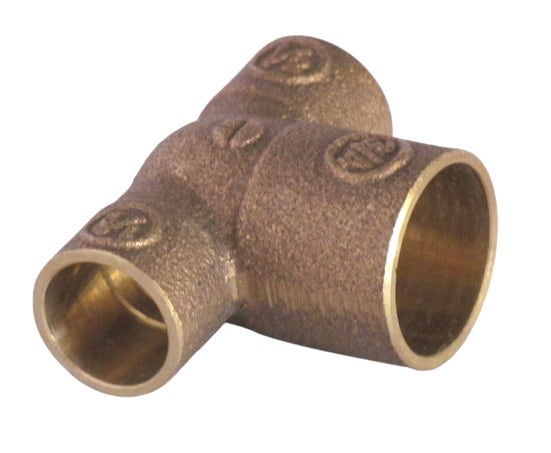 Tee So-So-So ½"x½"x¾" Bronce Taumm