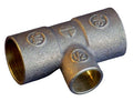 Tee So-So-So ¾"x ¾"x ½" Bronce Taumm