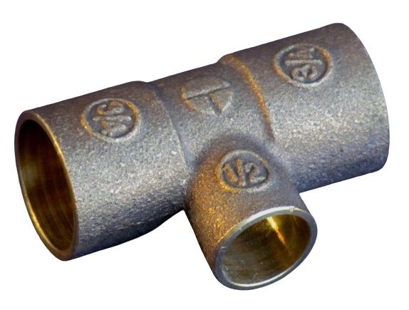 Tee So-So-So ¾"x ¾"x ½" Bronce Taumm