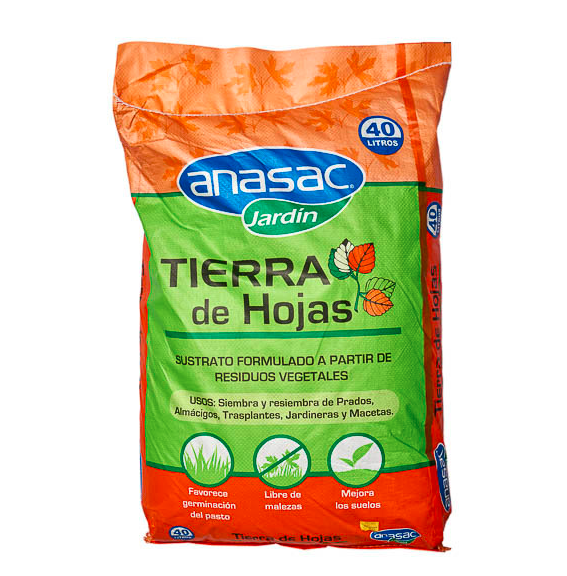 Tierra De Hoja 40 Lt (25 Kg) Anasac