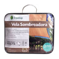 Vela Sombra Triangular 5 X 5 X 7 Beige 180gr C/ Ki