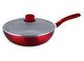 Wok Montecarlo 30 Cm Titanio Rojo Doral