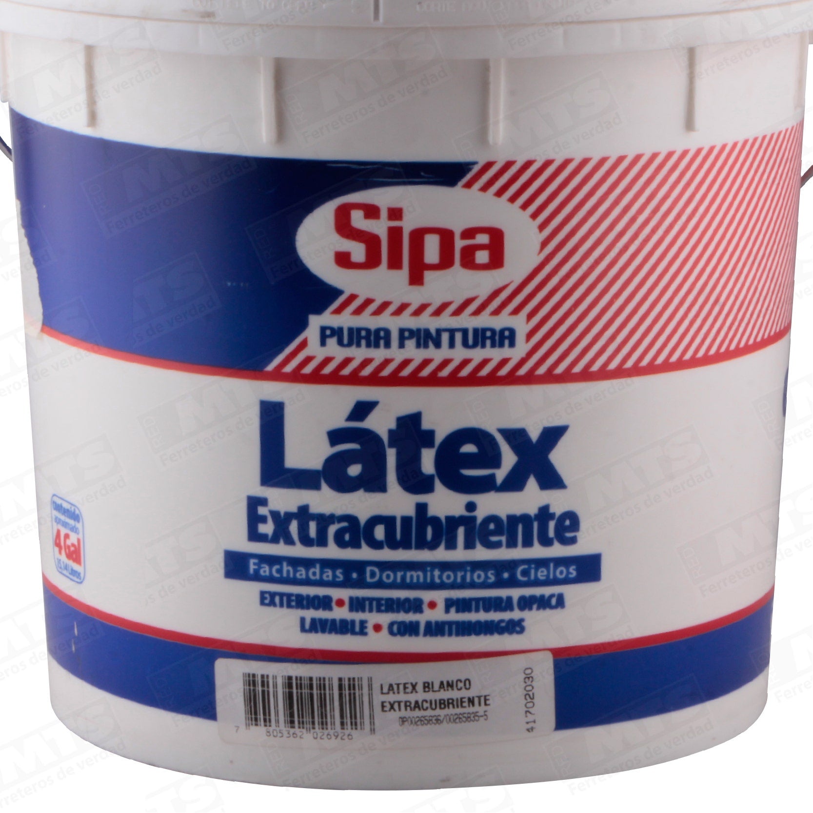 Látex Extracubriente Blanco Tn 4gl Sipa