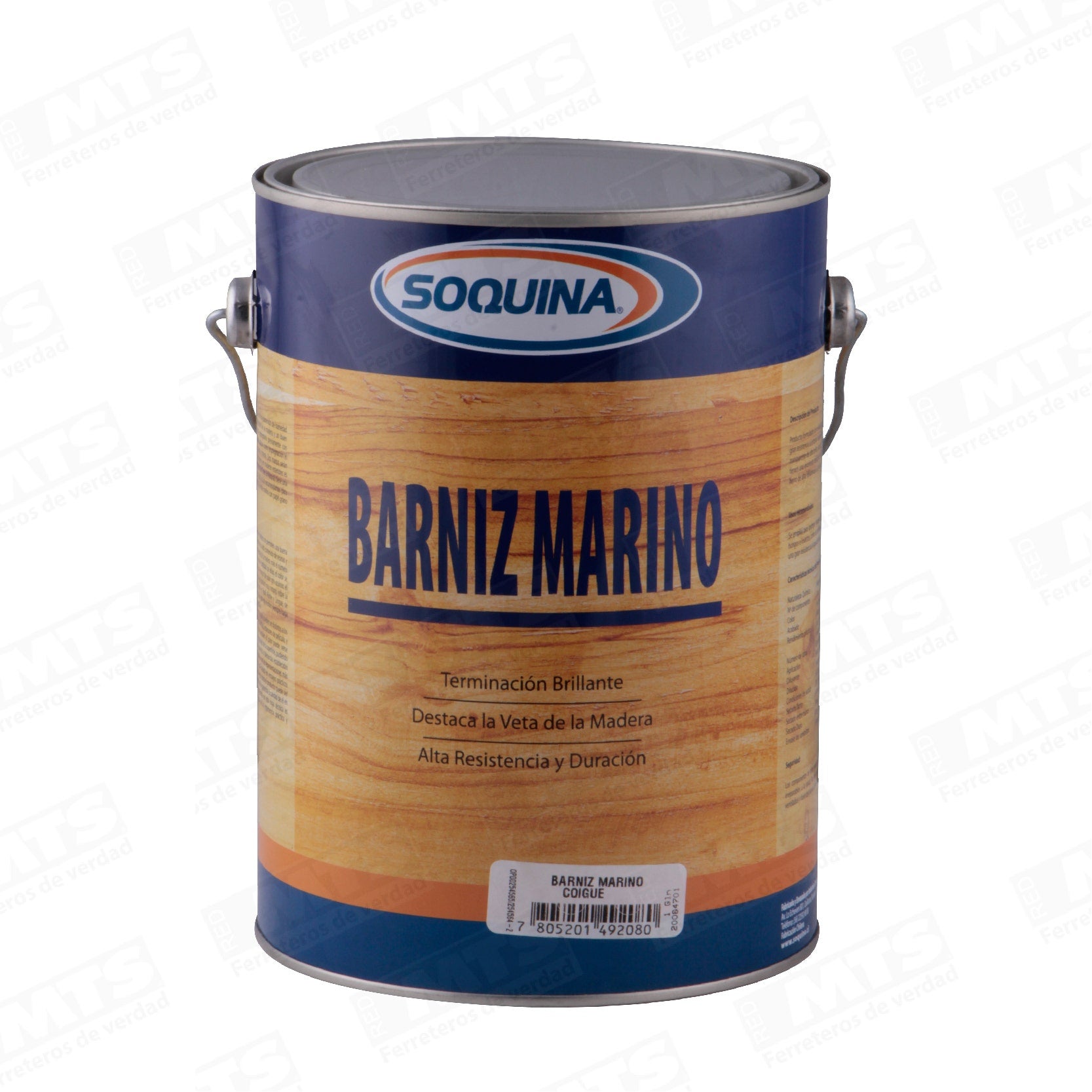 BARNIZ MARINO NATURAL GALON SOQUI