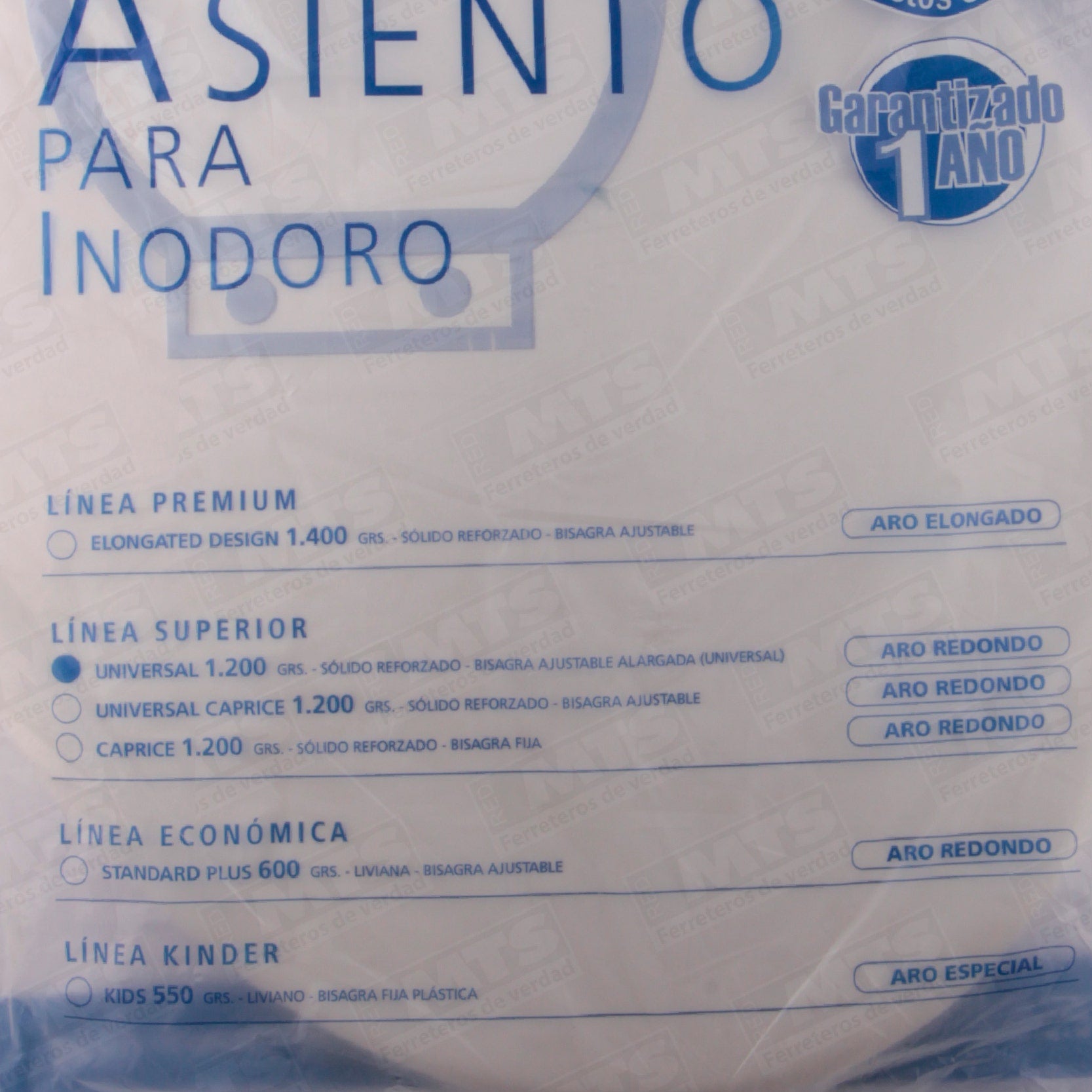 Asiento Wc Universal Blanco Fanaloza (1200)